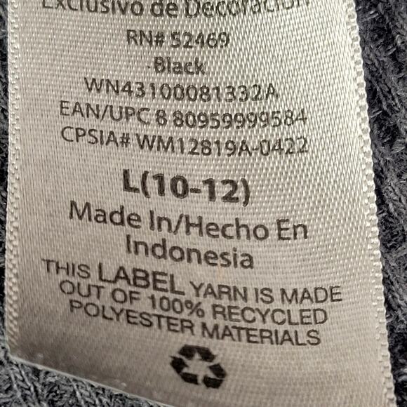 Wonder Nation Boys Black Gray Long Sleeve Thermal Shirt Size L (10-12) - Picture 3 of 6